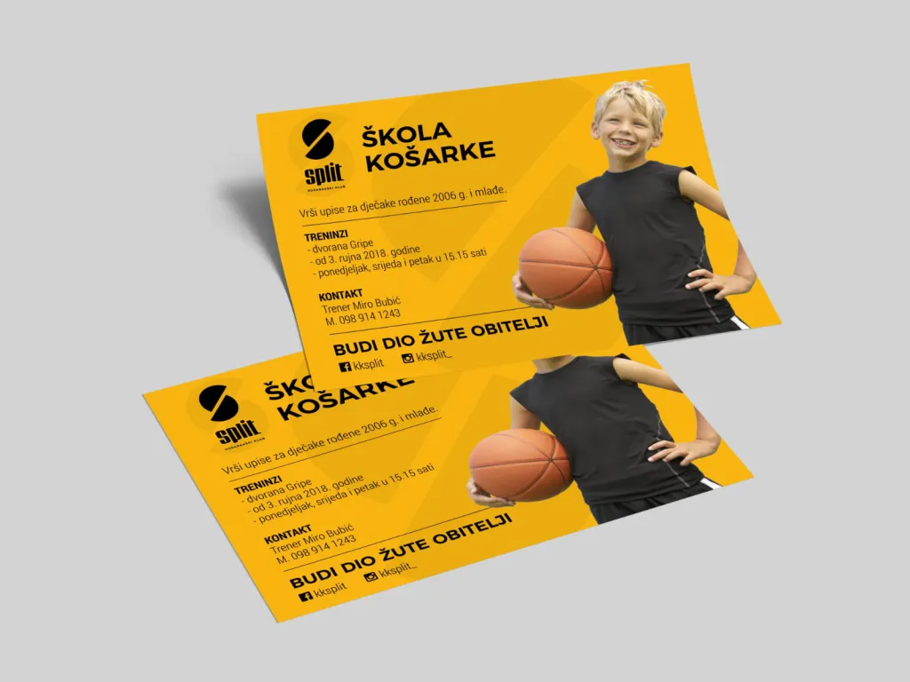 Upiši se u školu košarke KK Split