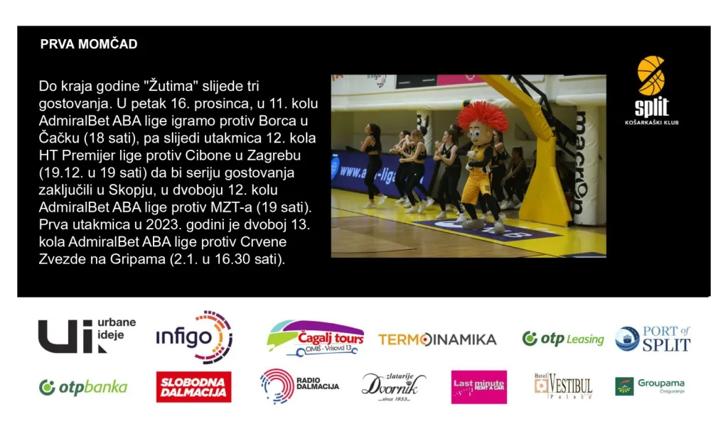 Preuzmite Newsletter 11 i saznajte sve o KK Splitu